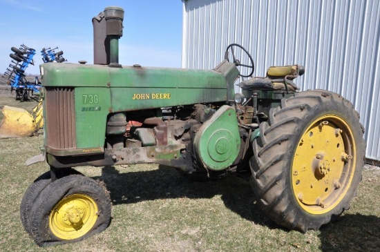 1958 John Deere 730 tractor