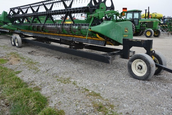 Harvest Hand 30' head hauling trailer
