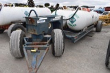 Double 1000 gal NH3 nurse tanks on low profile Duo Lift gear