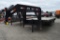 1997 PJ gooseneck flatbed tandem axle trailer