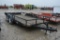 Woodworth 16' flatbed tandem axle bumper hitch