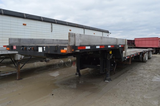 2000 Transcraft 53' steel step deck trailer