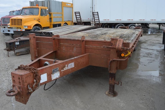 2003 Belshe dual tandem axle flatbed trailer