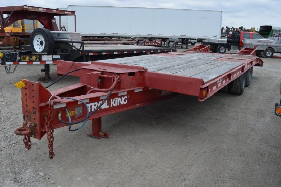 Trail King TK40LP flatbed dual tandem axle trailer