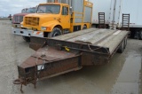 1999 Ridgeway dual tandem axle flatbed trailer