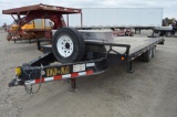 2005 Load-Max flatbed bumper hitch tandem axle trailer