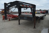 2006 Trailerman gooseneck flatbed tandem axle trailer