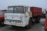 Ford 700 cab over single axle grain truck