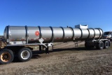 1989 Fruhauf 5,000 gal. SS tanker