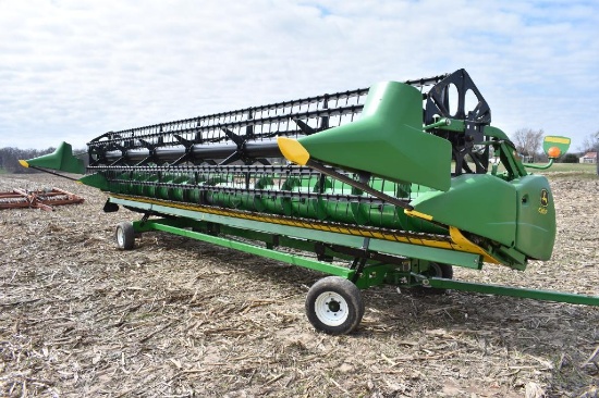 2010 John Deere 630F 30' HydraFlex platform