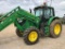 2017 John Deere 6130M MFWD tractor