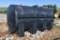 3,200 gal. horizontal black poly tank