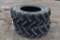 (2) 460/85R38 tires