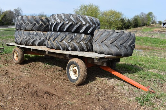 Hayrack on running gear