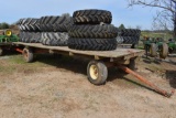 Hayrack on running gear