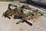 Drawn axle lift assembly for JD ripper