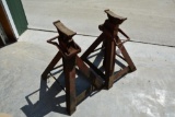 (2) Blackhawk safety stands