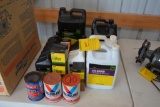 Assorted engine oils & filters (mostly John Deere)