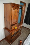 Pine Chifforobe w/ mirror