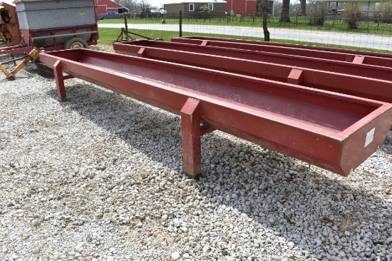 Forever Feeder 20' steel feed bunk - very little use