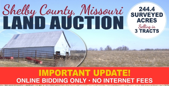 Shelby County, MO Land Auction