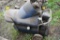 Older kerosene heater w/ electric motor on wheels