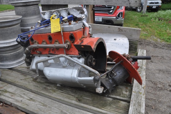 V8 60 Flathead eng. w/ Offenhauser heads