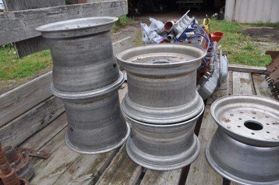 (5) midget racecar rims