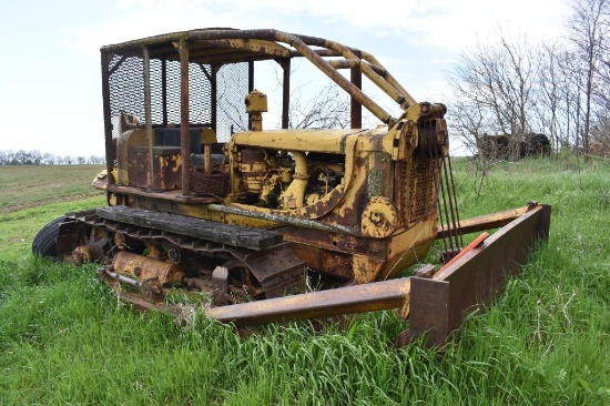 GarWood dozer, cable lift, 20" pads, rear winch