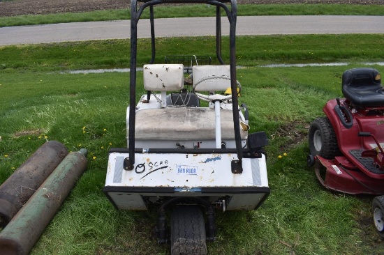 Vintage 3-wheel electric golf cart
