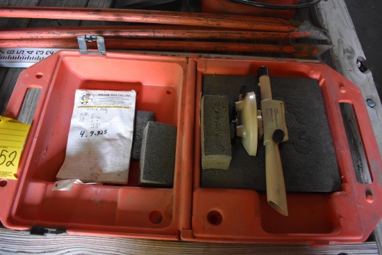 David White Meridian L6-20 transit, tripod, & survey stick