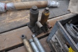 Bordens milk crate, midget racecar spin hubs, hand tolls, & jacks
