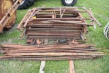 Scaffolding- 16 ends or 8 sections, one money w/photo'd braces and rollers