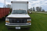 91 Ford F350 Custom cargo truck