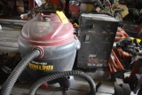 Solar 12V battery charger & 16 gal. shop vac