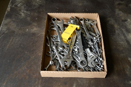 Box of standard wrenches