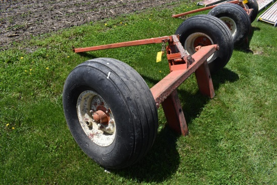 dolly wheels for moving EZ Scaffold 24' deck