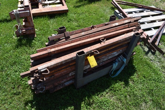 (50+) safety rail posts for crank up scaffolding