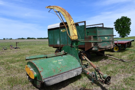 John Deere 15A flail harvester