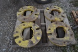 (2) Sets of John Deere wheel weights