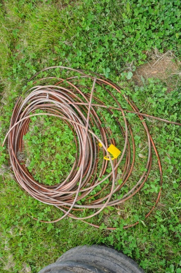 Quantity of rubber-wrapped steel cable