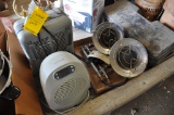 (2) space heaters and (2) propane heaters