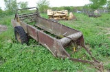 Older ground driven manure spreader