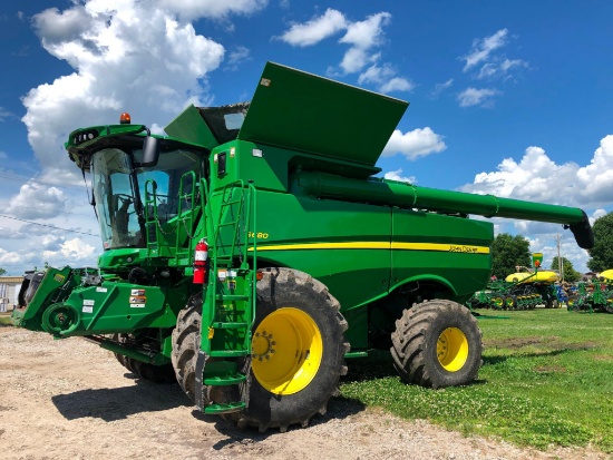 2017 John Deere S680 4wd combine