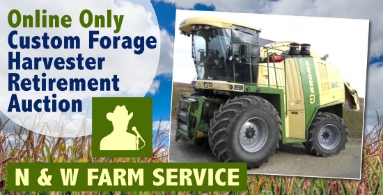 Online Only Custom Forage Harvester Retirement