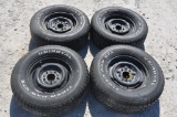 Set of (4) tires and rims