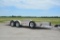 2018 H&H 20' tandem axle aluminum flatbed trailer