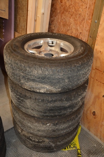 Set of (4) tires and rims