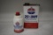 (2) Standard Oil advertising cans