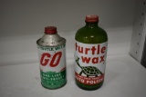 (2) Turtle Wax advertising pieces